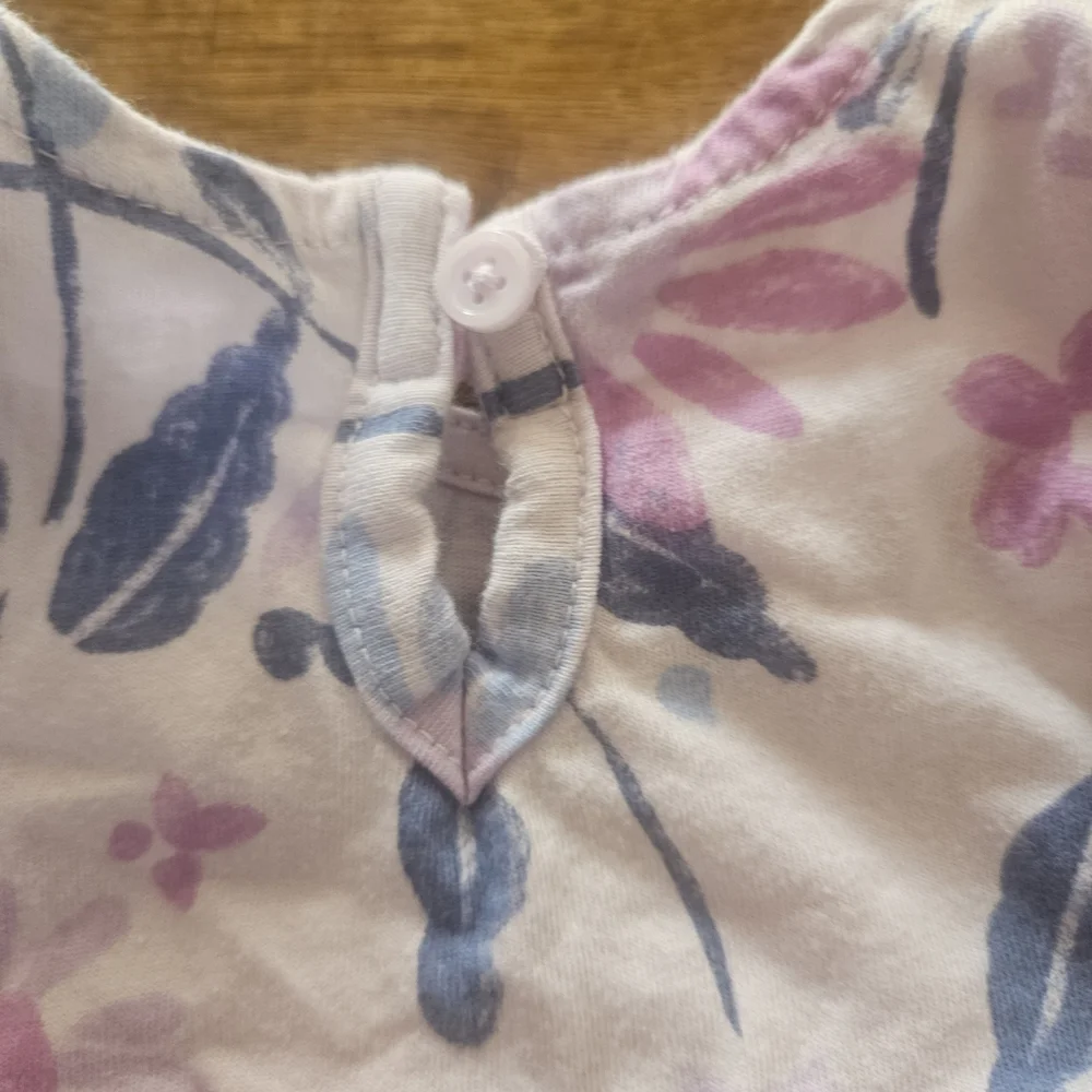 💝💝5/$25💝💝 Carter's Floral Dress & Diaper Cover Set - Pink and Blue